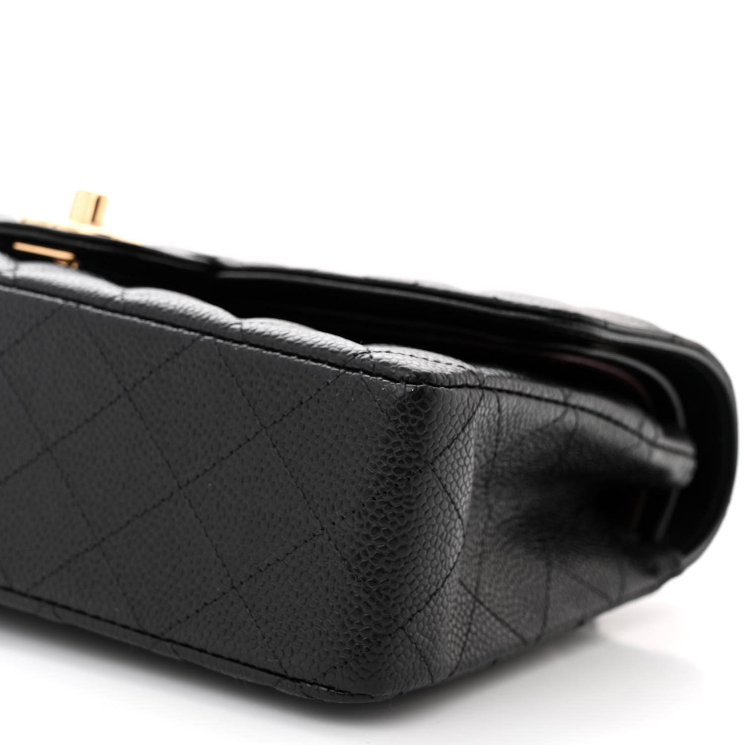 Chanel Caviar Quilted Medium Double Flap Black 10 of 11