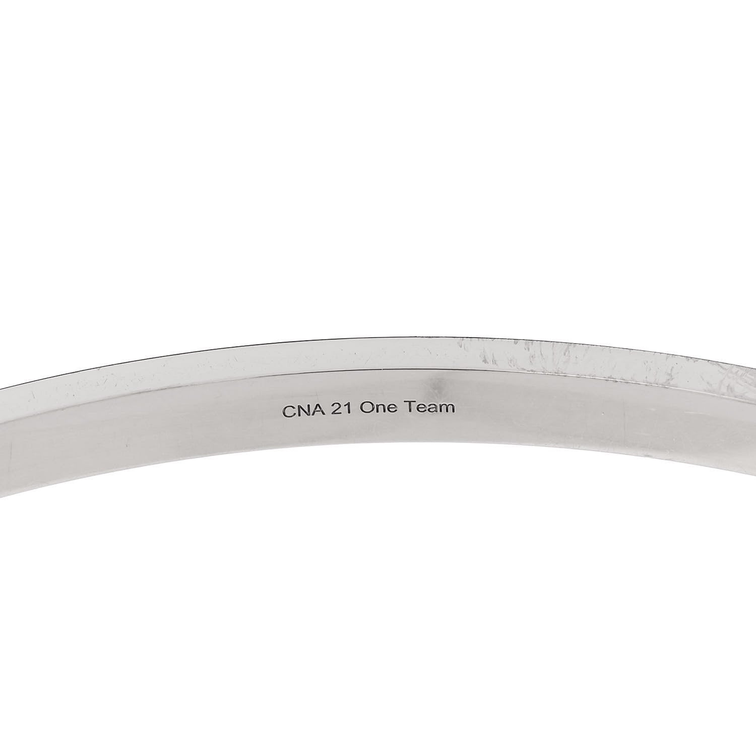 Cartier 18K White Gold Small LOVE Bracelet 19 7 of 8
