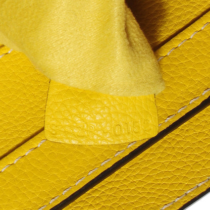 Celine Drummed Calfskin Micro Luggage Citron 6 of 8
