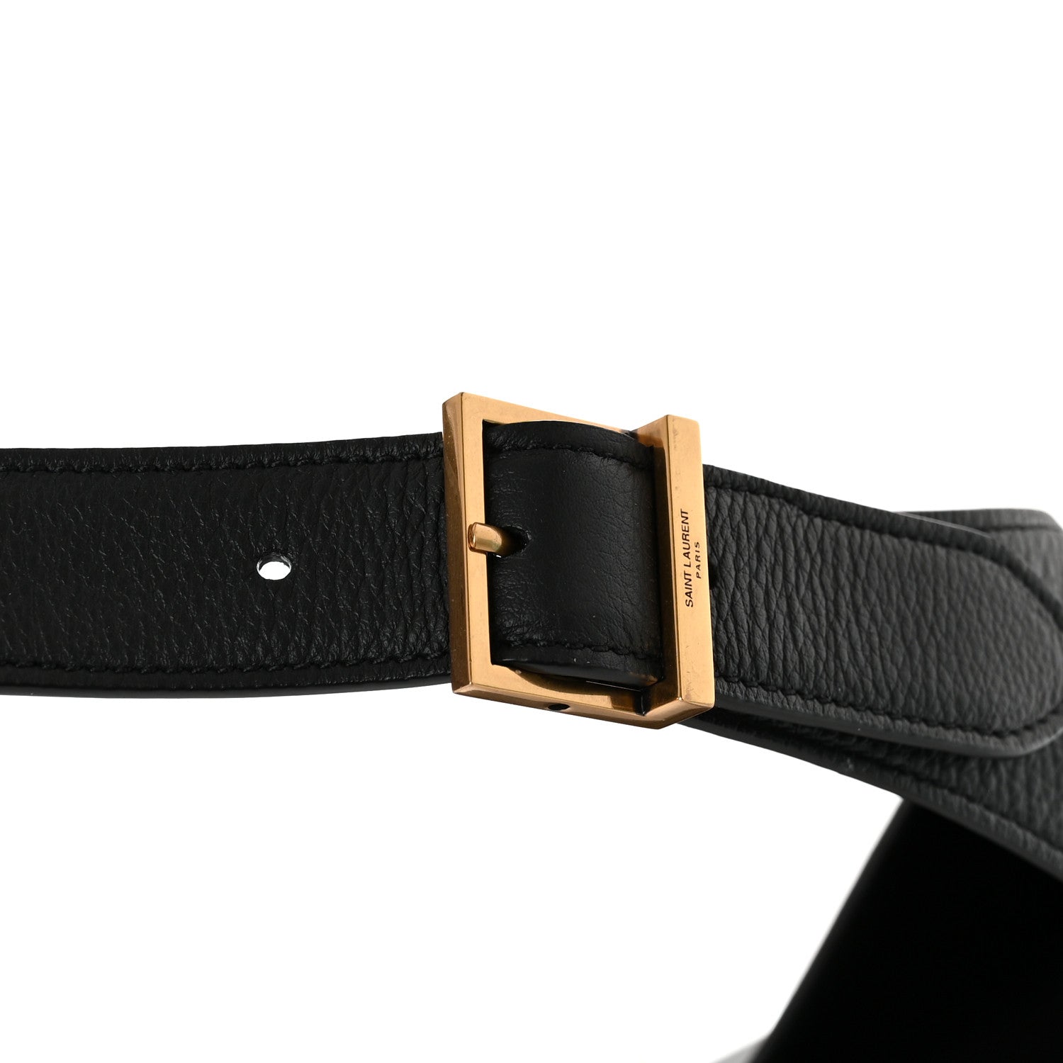 Saint Laurent Smooth Calfskin Small Le 5 A 7 Soft Hobo Black 12 of 12