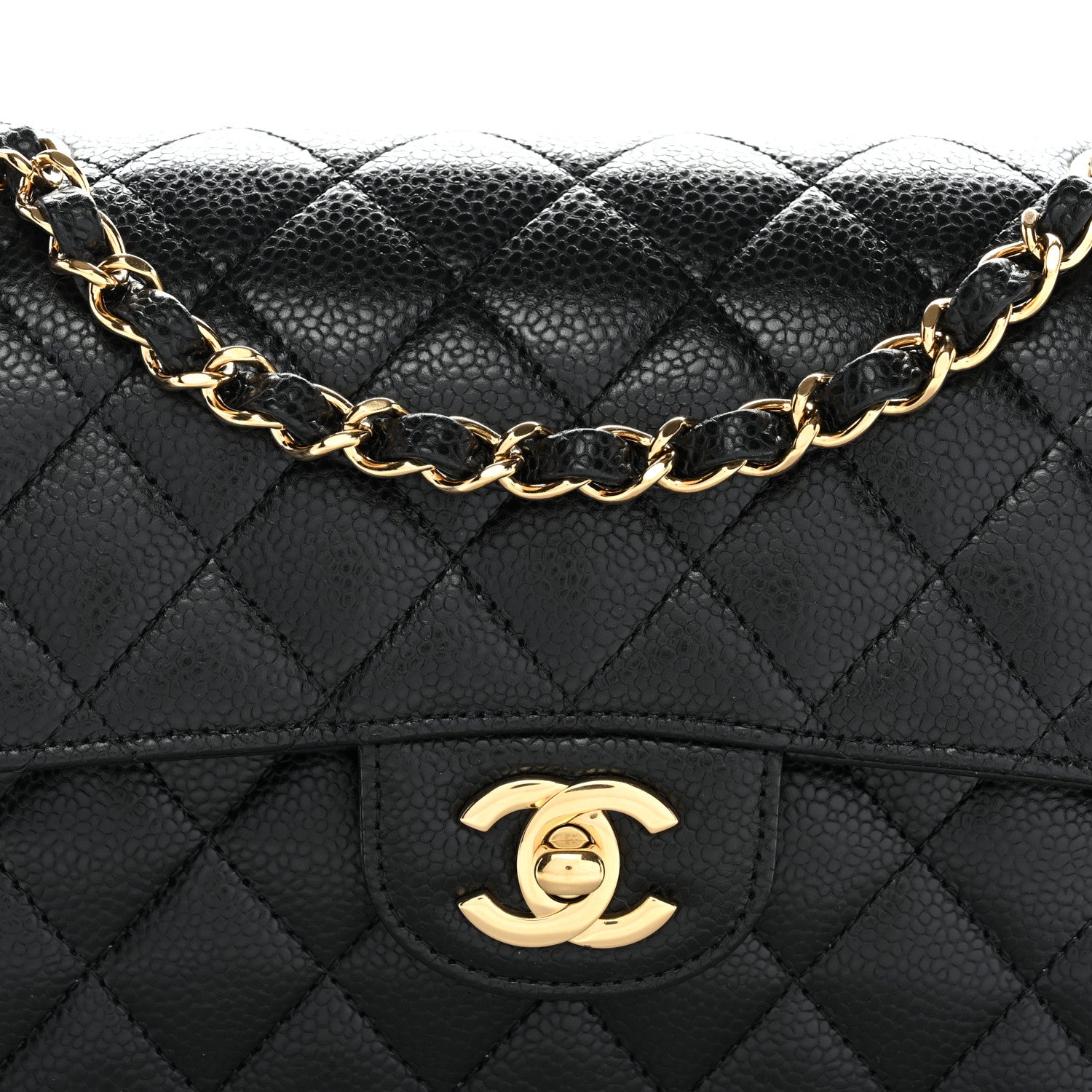 Chanel Caviar Quilted Small Double Flap Black 8 of 11