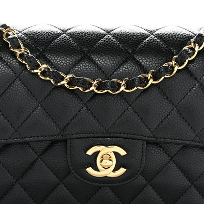Chanel Caviar Quilted Small Double Flap Black 8 of 11