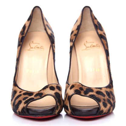 Christian Louboutin Calf Hair Leopard Print Maryl 120 Pumps 36 2 of 9