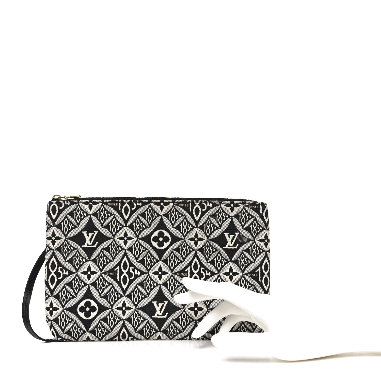 Louis Vuitton Jacquard Since 1854 Neverfull MM GM Pochette Grey 2 of 8