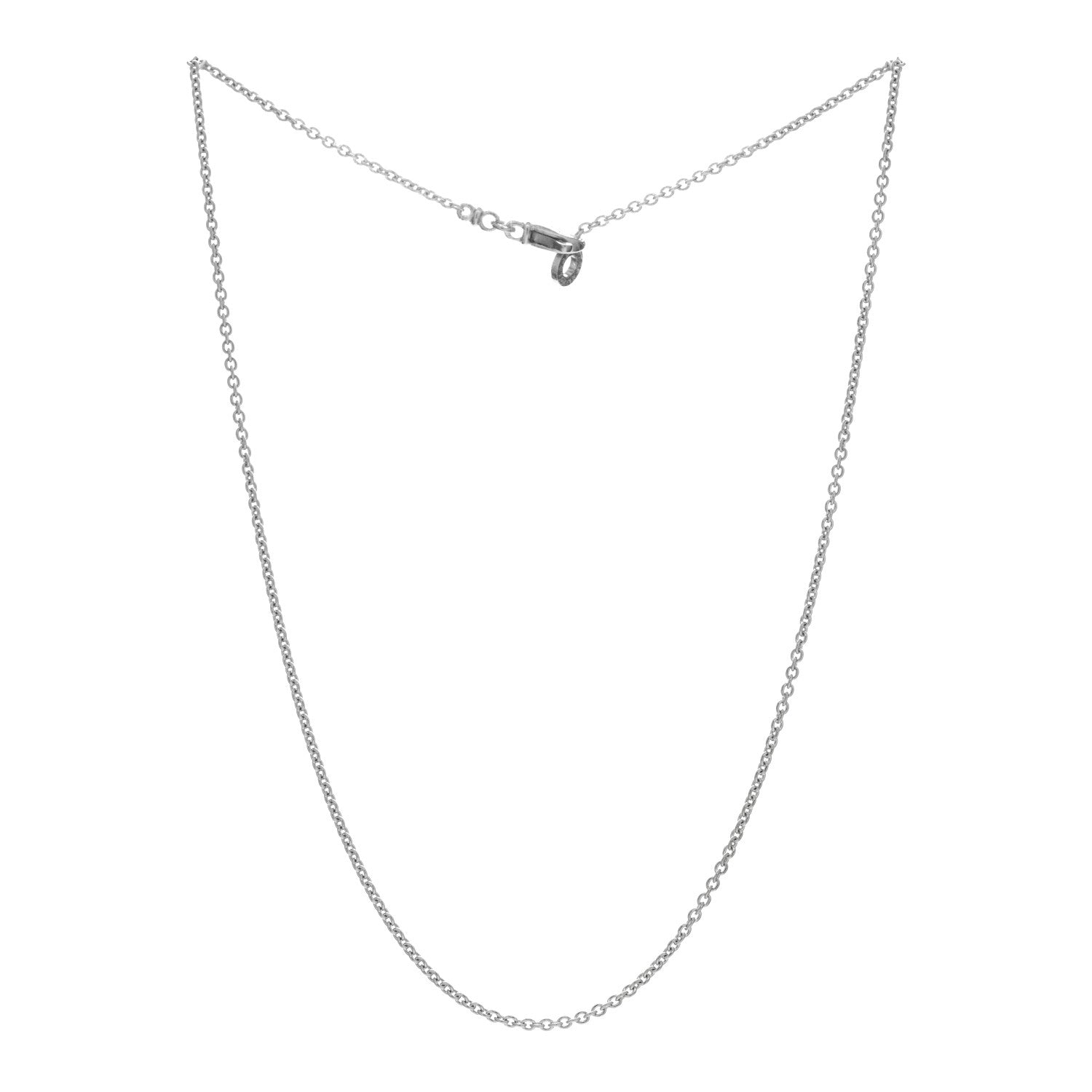 Bulgari 18K White Gold Chain Necklace 2 of 4