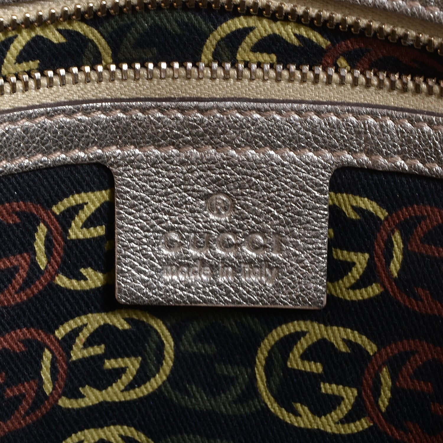 Gucci Leather Medium Britt Tassel Shoulder Bag Platinum 6 of 7