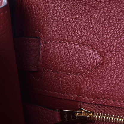 Hermes Togo Birkin 30 Rouge Grenat 11 of 34