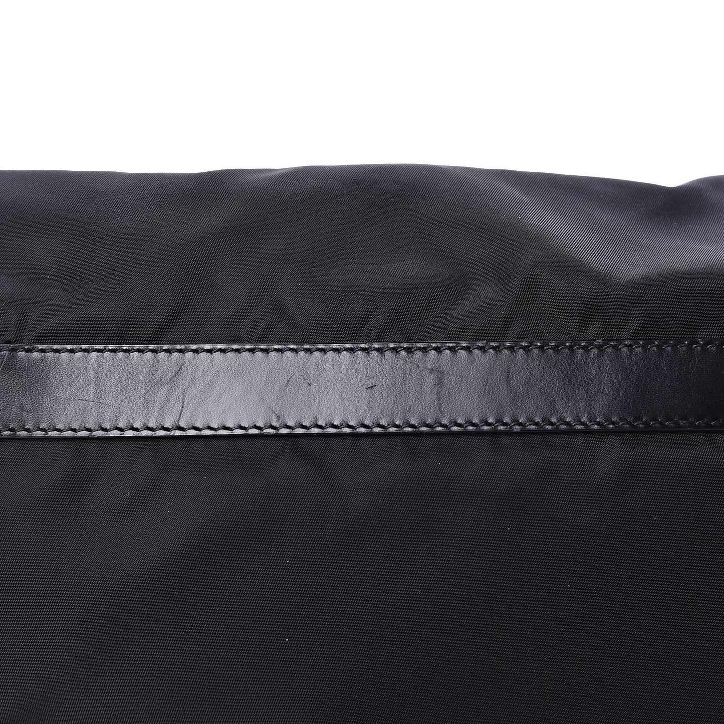 Nylon Vela Messenger Bag Black