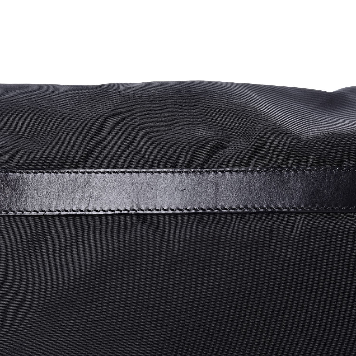 Prada Nylon Vela Messenger Bag Black 10 of 10