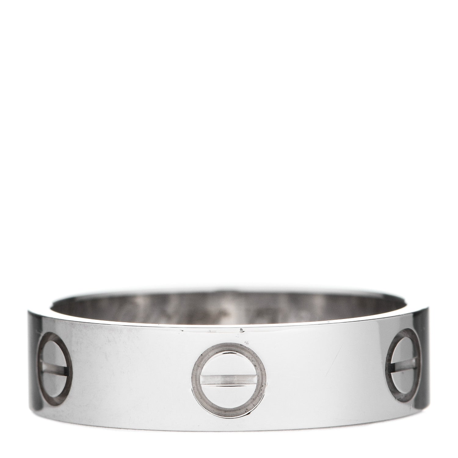 Cartier 18K White Gold 5.5mm LOVE Ring 60 9 1 of 4