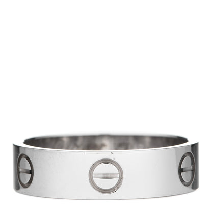 Cartier 18K White Gold 5.5mm LOVE Ring 60 9 1 of 4
