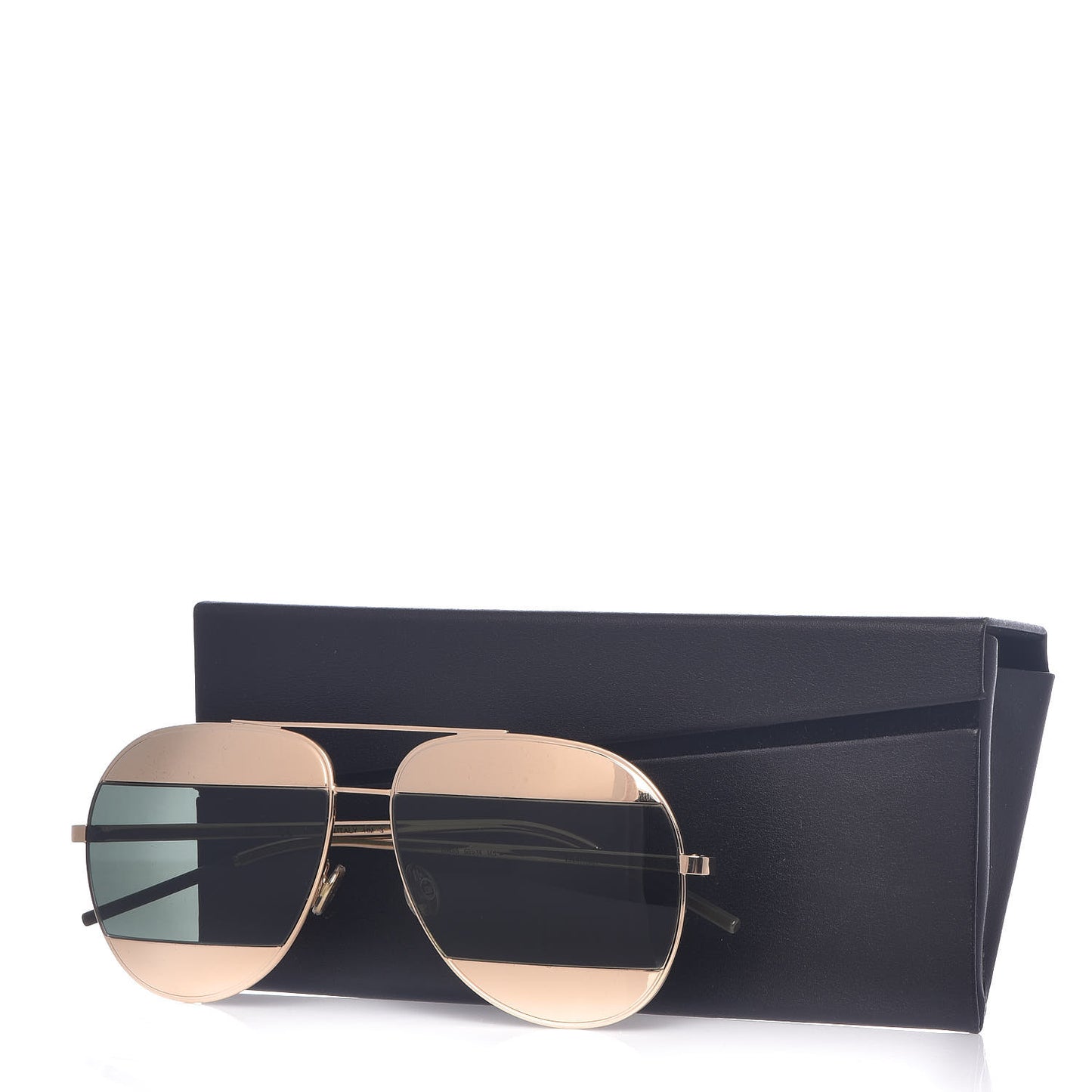 Split 1 Aviator Sunglasses Gold