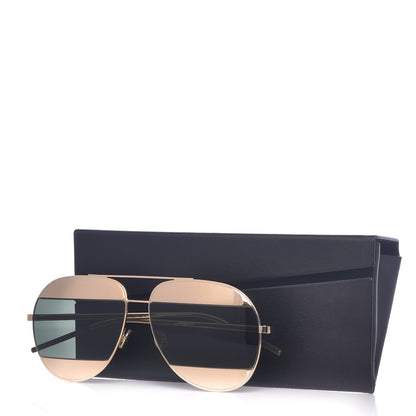 Christian Dior Split 1 Aviator Sunglasses Gold 7 of 7