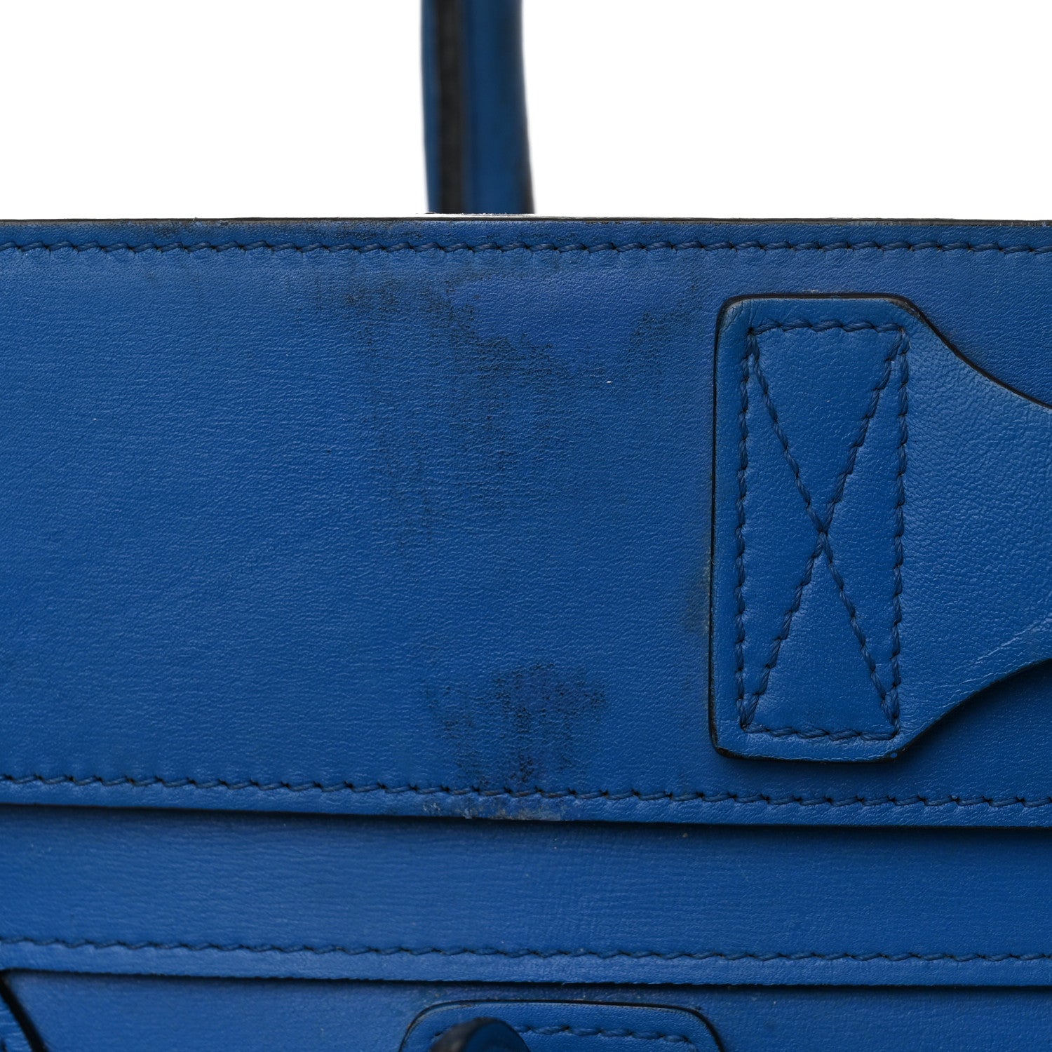 Celine Smooth Calfskin Mini Luggage Royal Blue 15 of 21