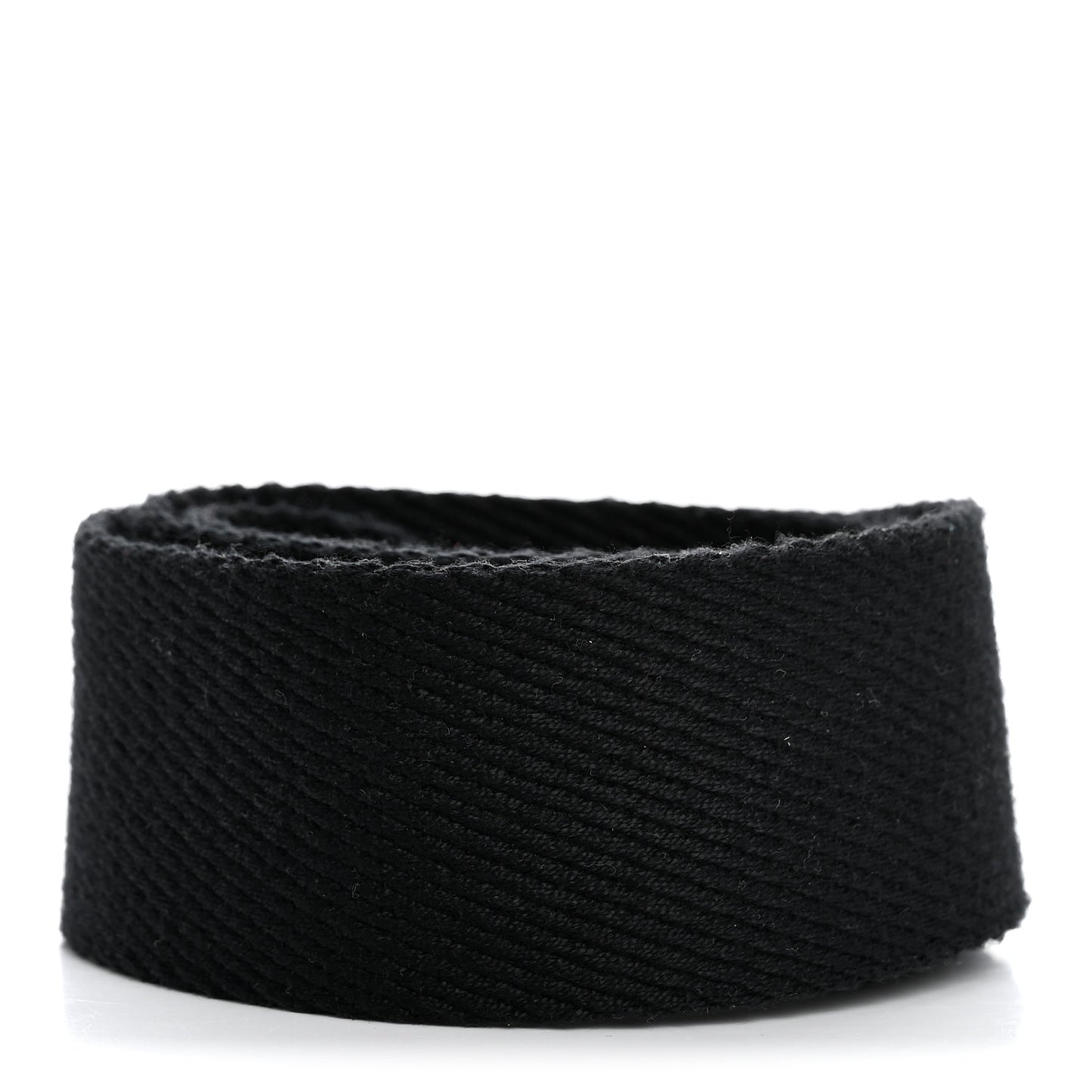 Canvas Calfskin Strap Black