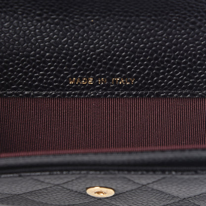 Chanel Caviar Quilted Flap Card Holder Black 7 of 9