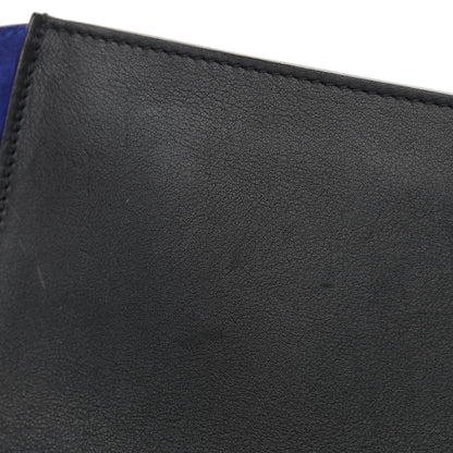 Celine Smooth Calfskin Suede Medium Tri-color Trapeze Indigo 14 of 18