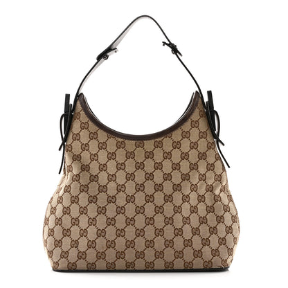 Gucci Monogram Small Hobo Dark Brown 1 of 10