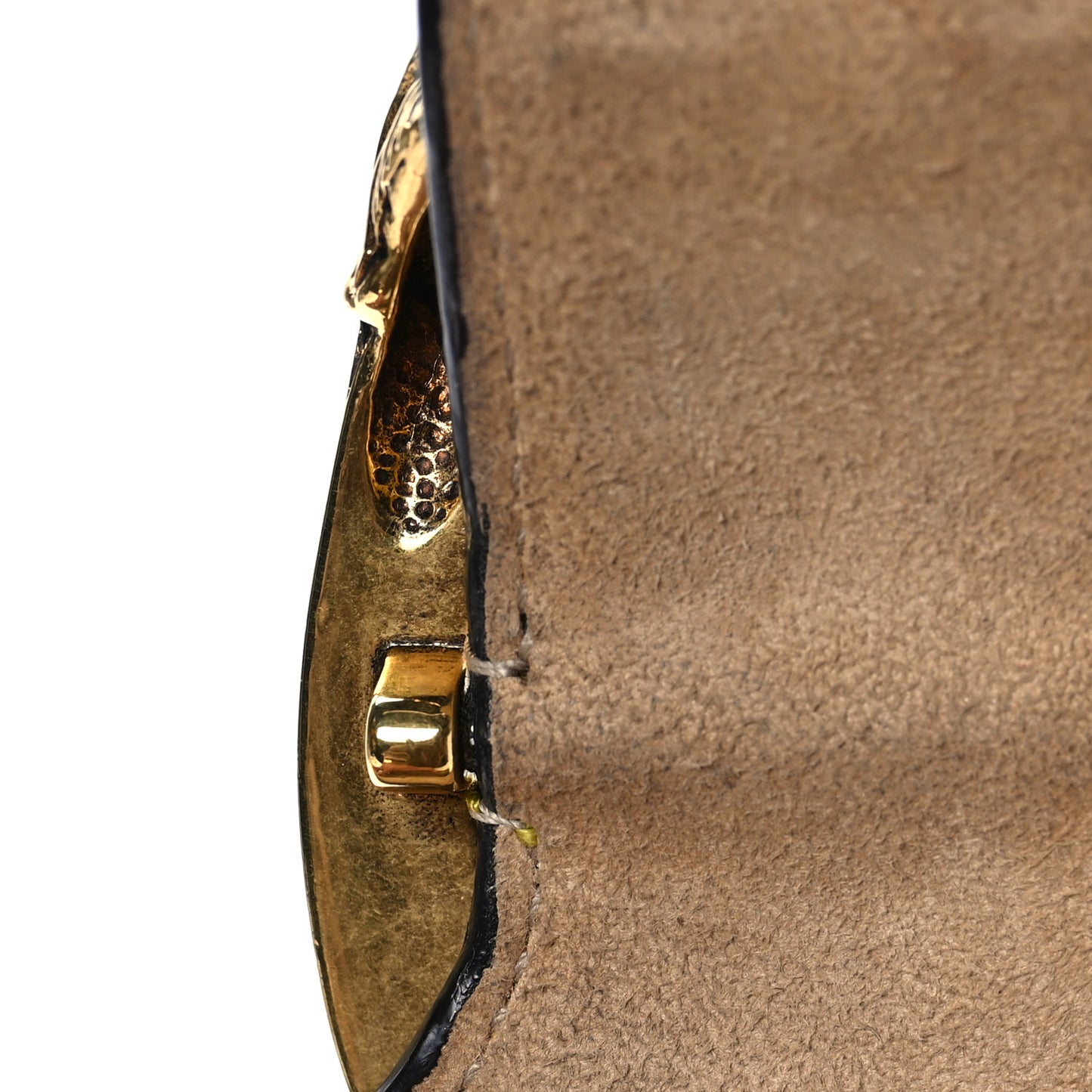 Metallic Calfskin Medium Dionysus Shoulder Bag Yellow