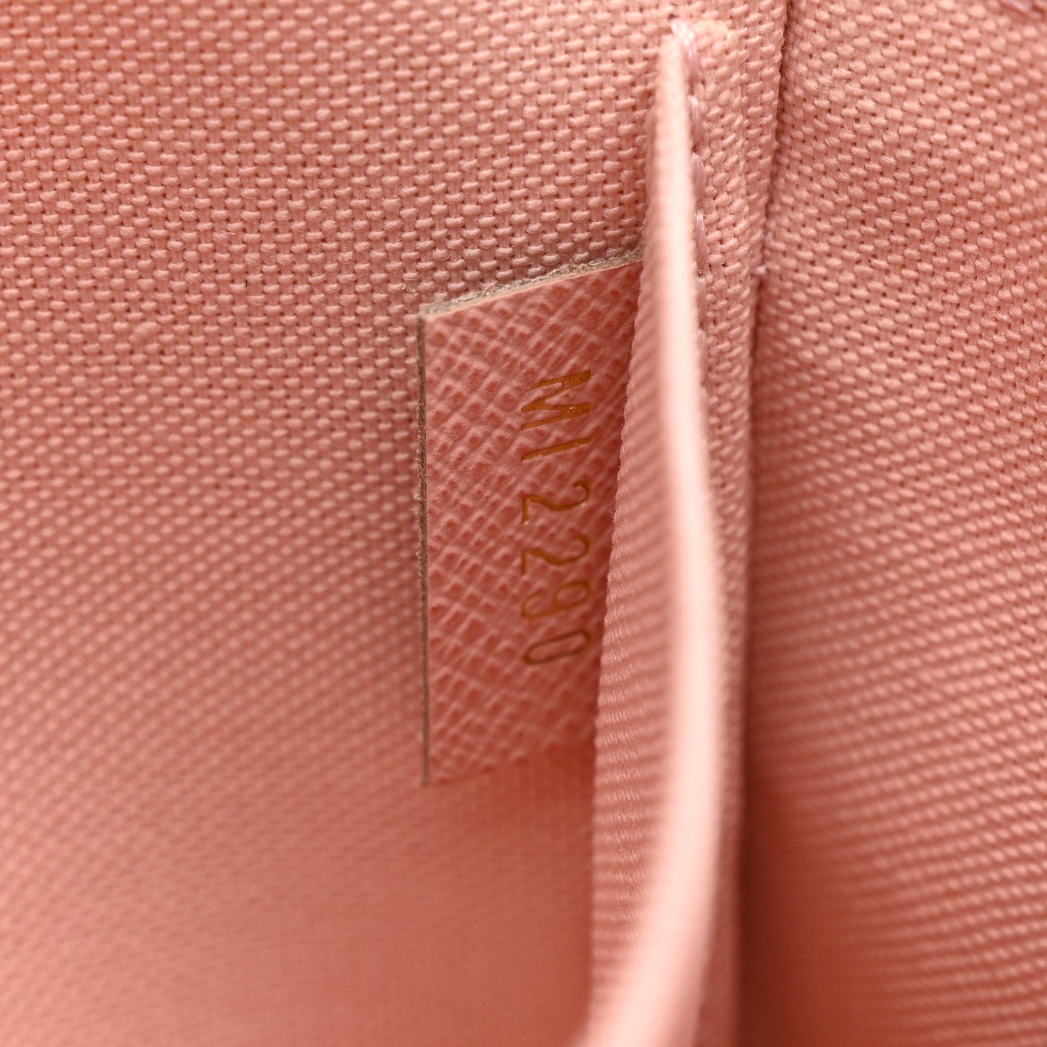 Louis Vuitton Damier Azur Pochette Felicie Chain Wallet Rose Ballerine 8 of 11