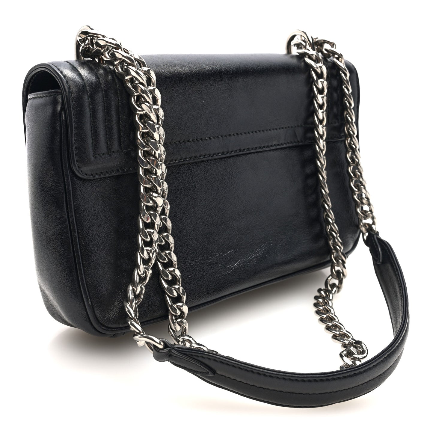 Nappa Diagramme Crossbody Bag Black