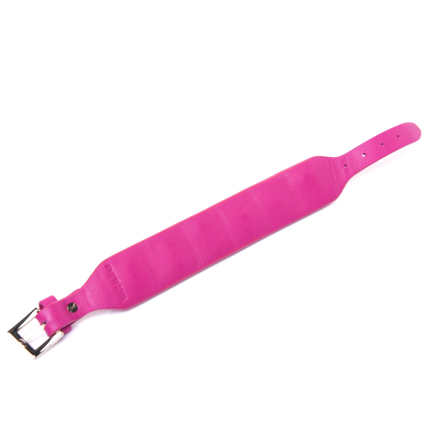 Calfskin Macro Rockstud Bracelet Pink