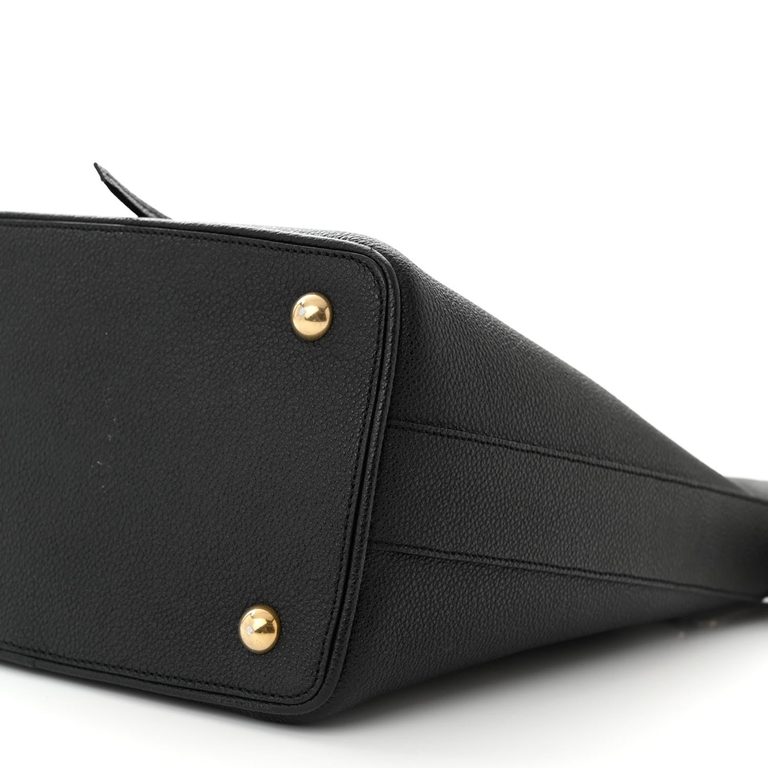 Saint Laurent Grained Calfskin Medium Emmanuelle Bucket Bag Black 10 of 13