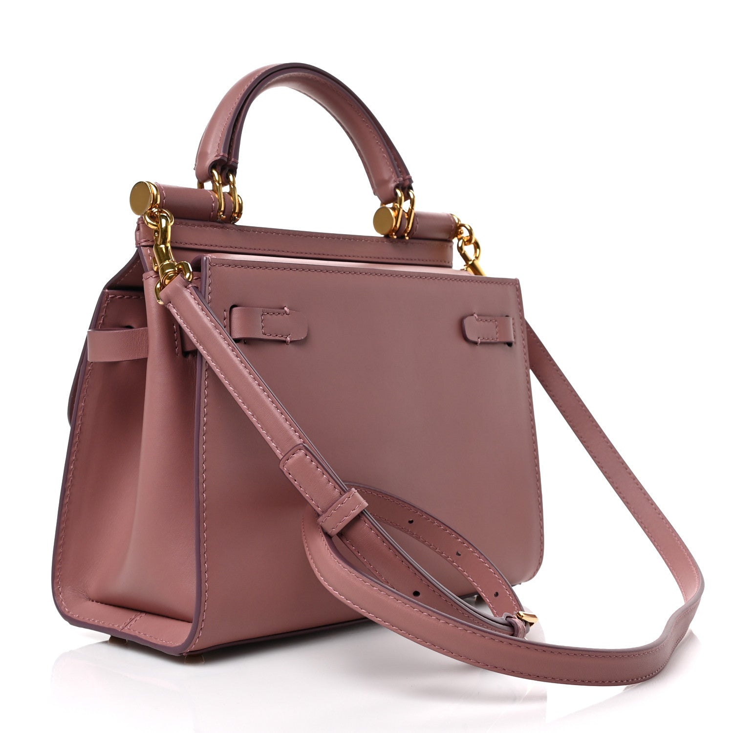 Dolce & Gabbana Vitello Morbido Small Sicily 58 Bag Dusty Pink 3 of 8