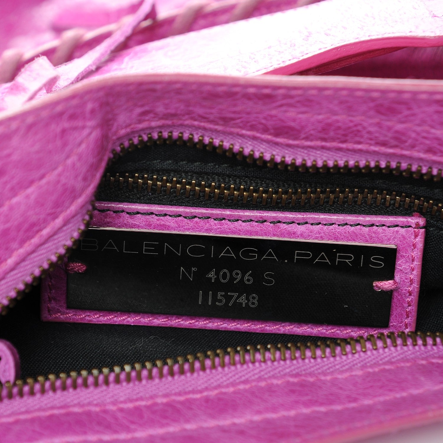 Balenciaga Agneau Classic Hardware City Magenta 7 of 13