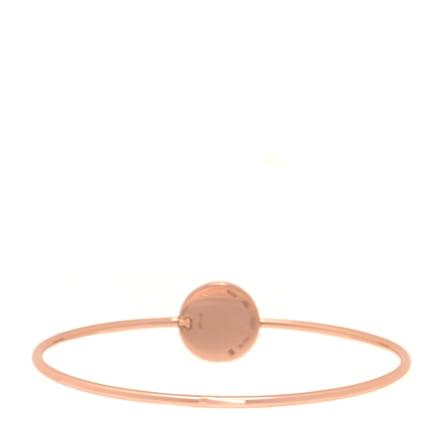 18K Rose Gold Carnelian BVLGARI BVLGARI Bangle Bracelet S