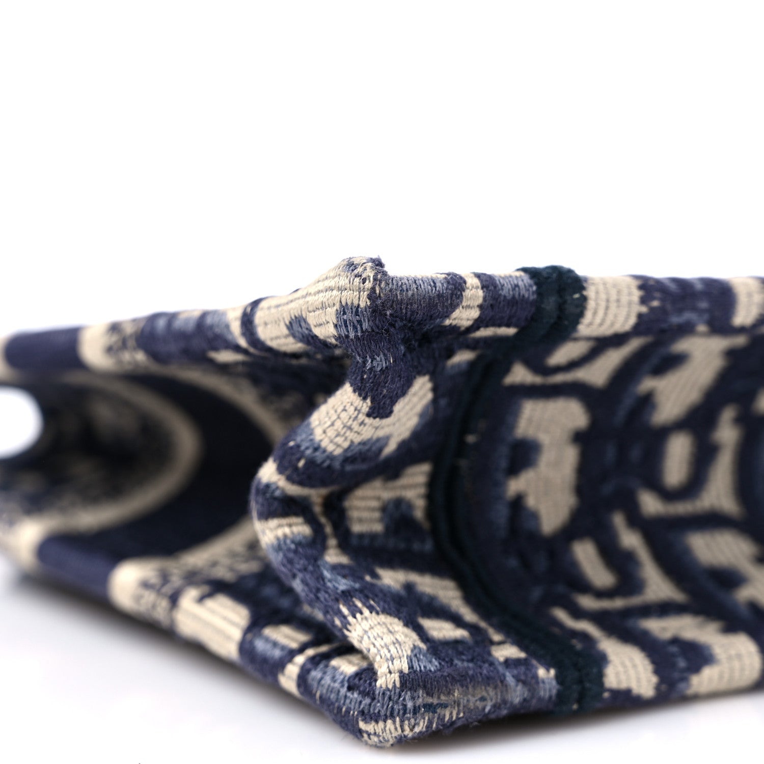 Christian Dior Oblique Mini Book Tote Blue Multicolor 6 of 11