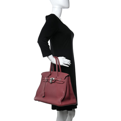 Hermes Togo Birkin 35 Bois de Rose 2 of 11