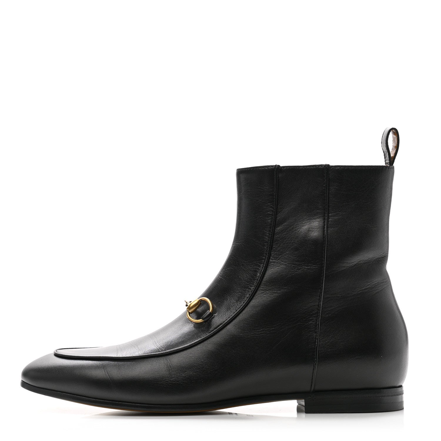 Gucci Malaga Kid Womens Jordaan Ankle Boots 39 Black 1 of 8