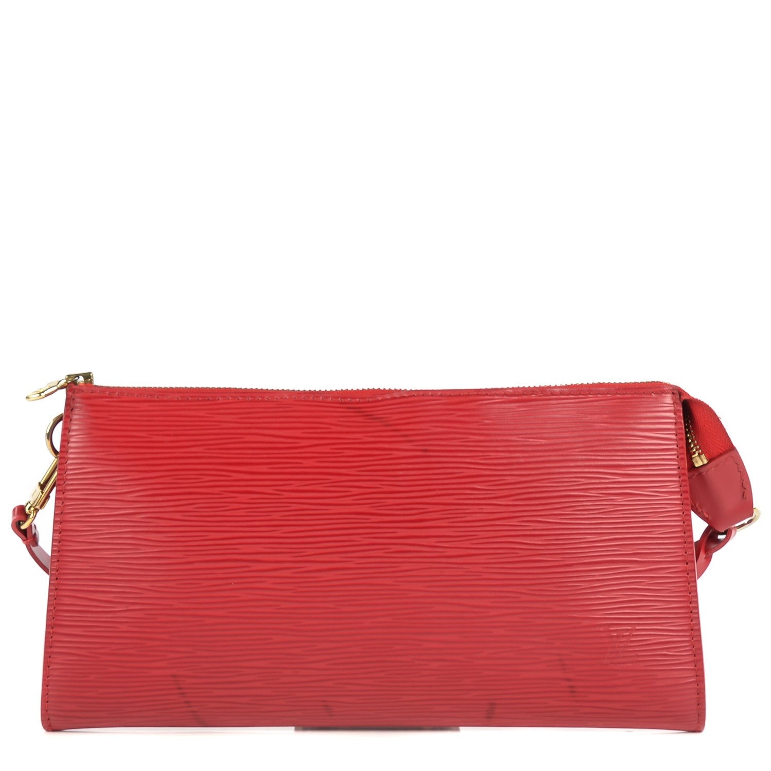 Louis Vuitton Epi Pochette Accessories 24 Castillan Red 1 of 8