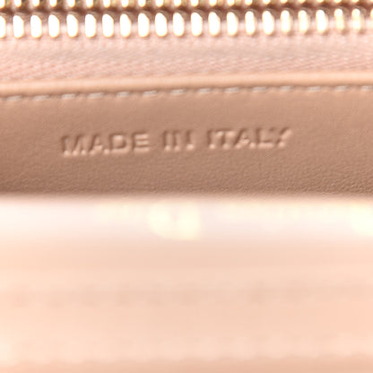 Christian Dior Grained Calfskin Diorama Wallet on Chain Pouch Nude 9 of 10