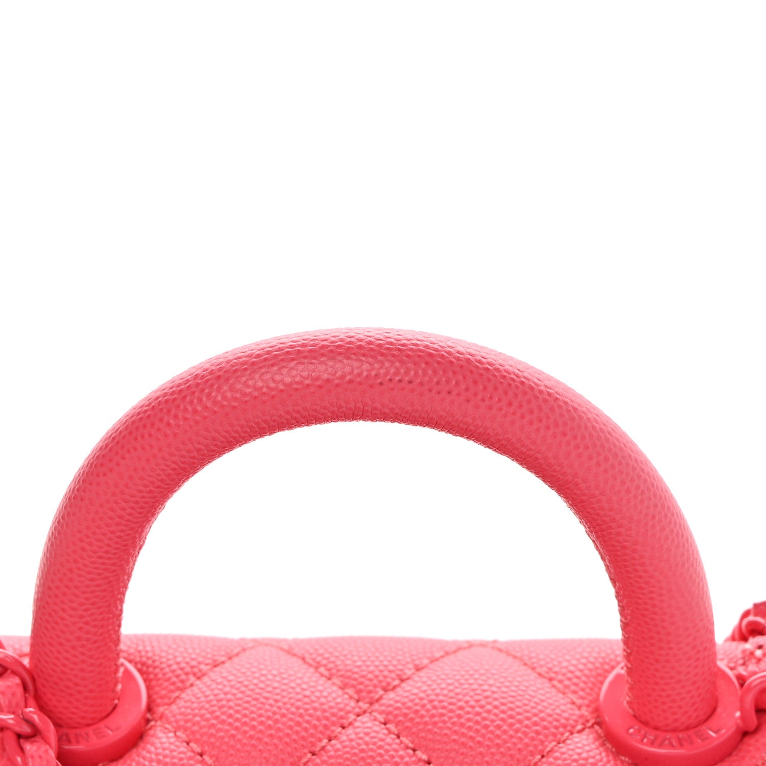 Chanel Caviar Quilted Incognito Extra Mini Coco Handle Flap Pink 12 of 12
