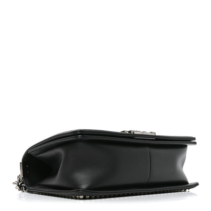 Chanel Calfskin Pearl Tweed Medium Boy Flap Black 4 of 10