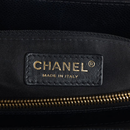 Chanel Caviar Quilted Grand Shopping Tote GST Black 5 of 7