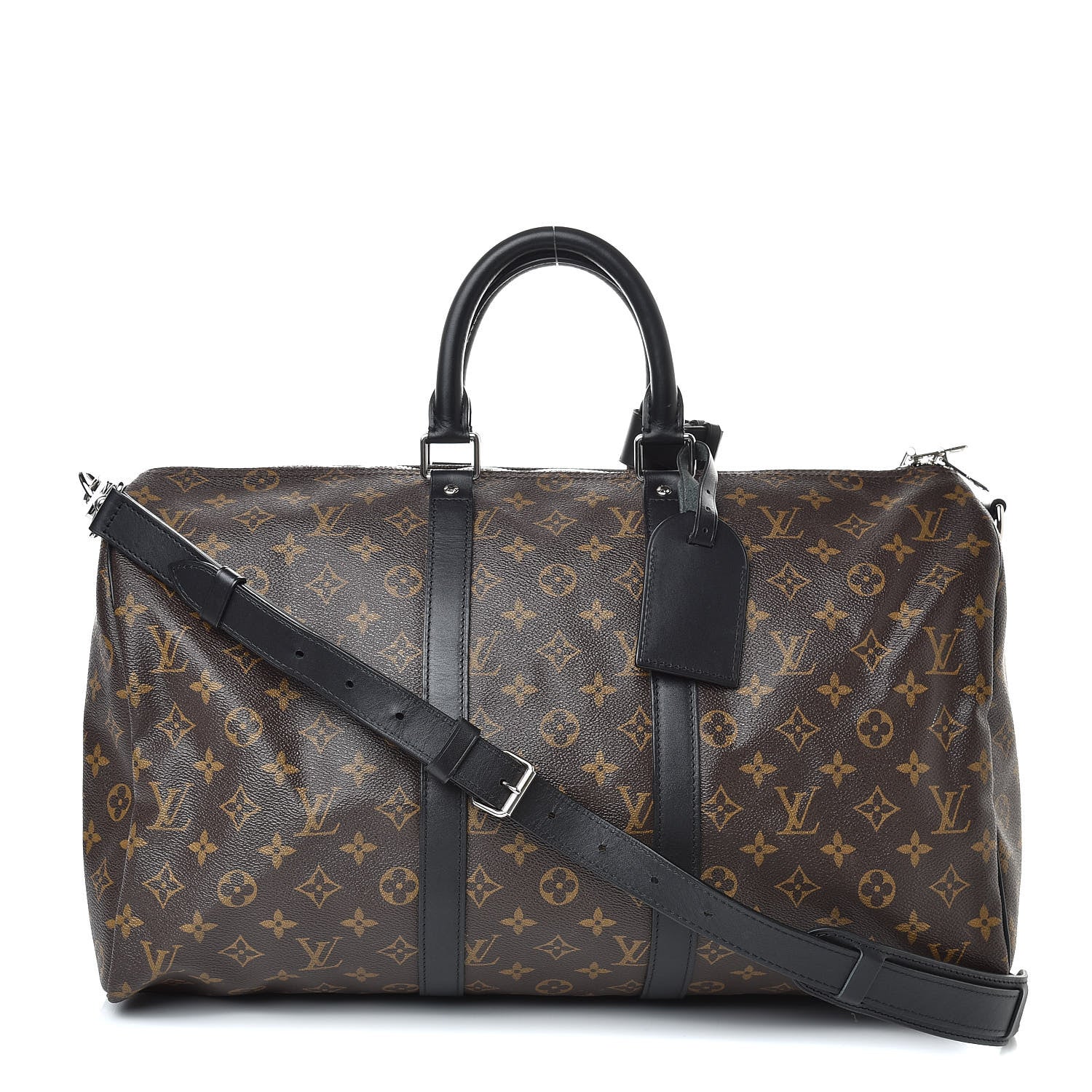 Louis Vuitton Monogram Macassar Keepall Bandouliere 45 1 of 10