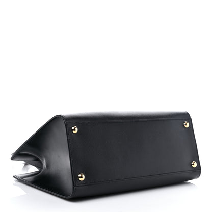 Prada Saffiano Metal Top Handle Black 4 of 12