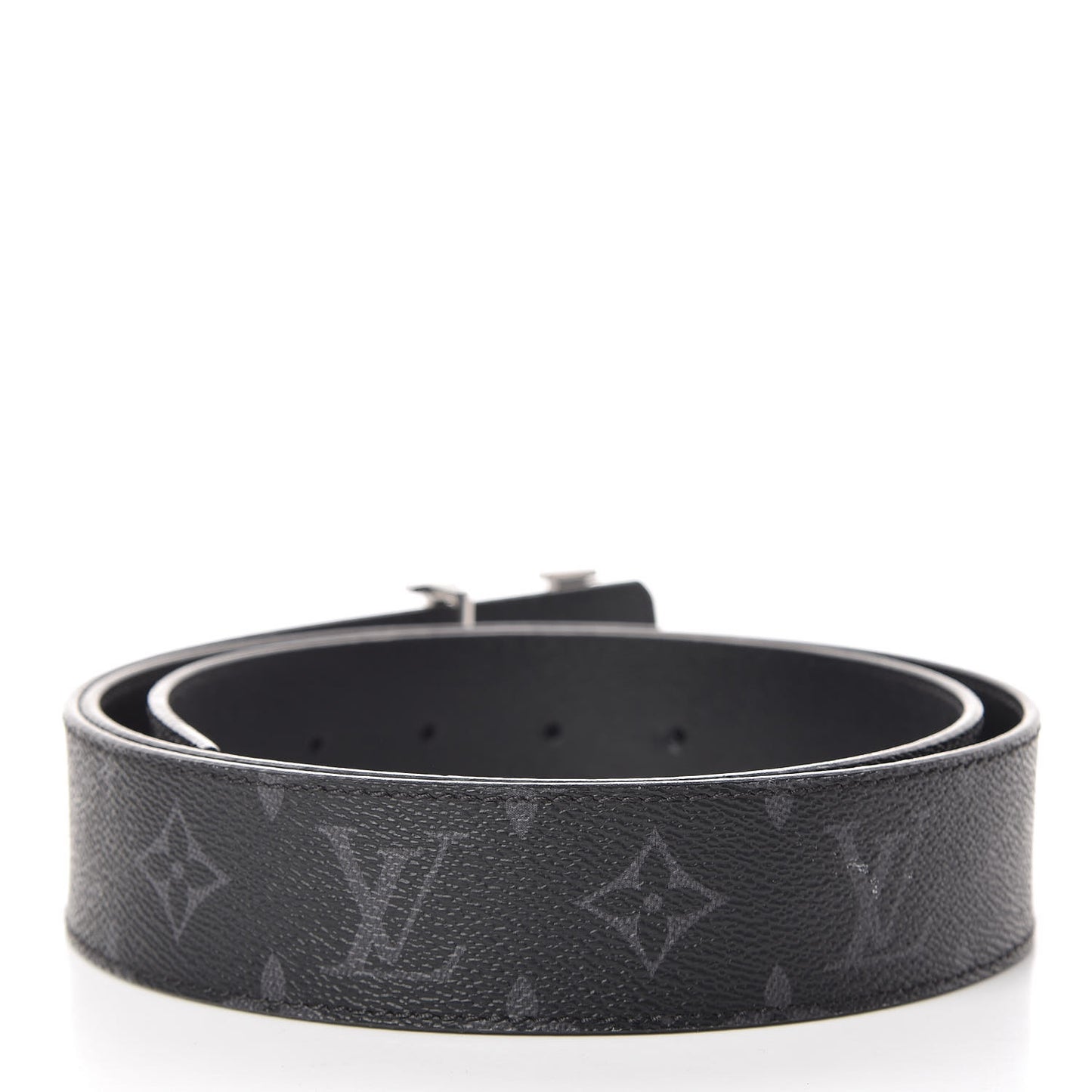 Monogram Eclipse Taigarama 40mm LV Initiales Reversible Belt 110 44 Black