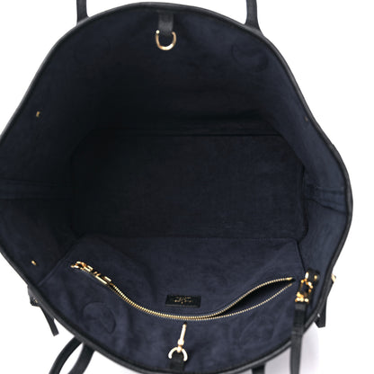 Louis Vuitton Empreinte Monogram Giant Neverfull MM Black 6 of 9