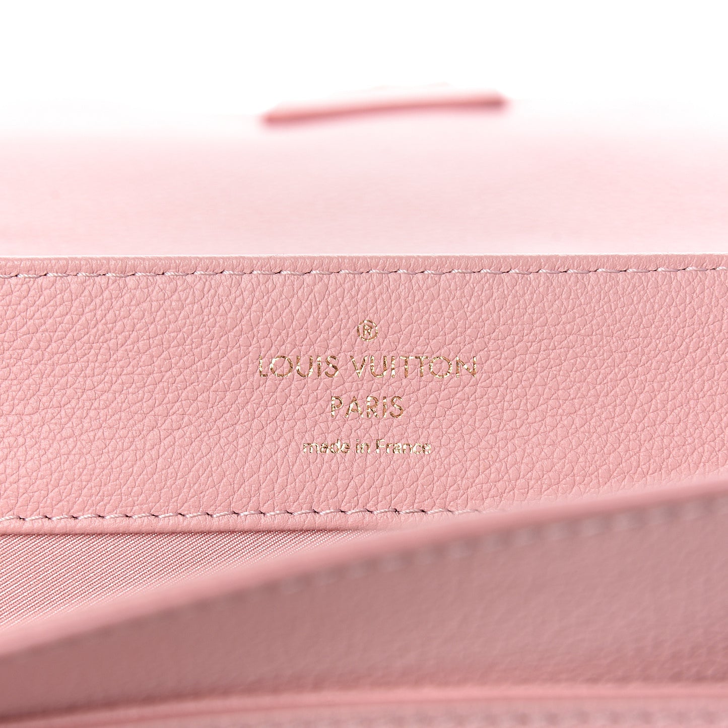 Calfskin Lockme PM Rose Ballerine