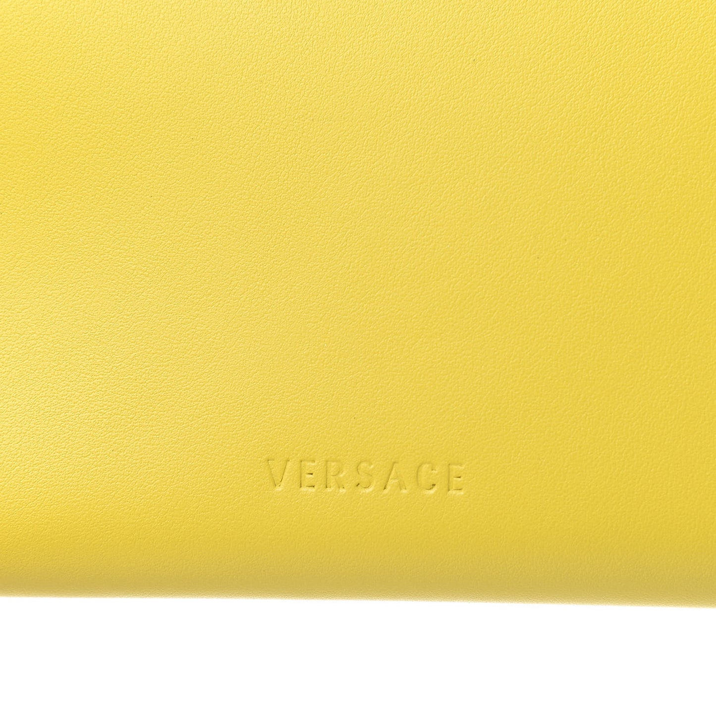 Calfskin Tribute Zip Around Wallet Yellow