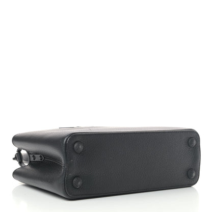 Louis Vuitton Taurillon Capucines BB Matte Black 3 of 6