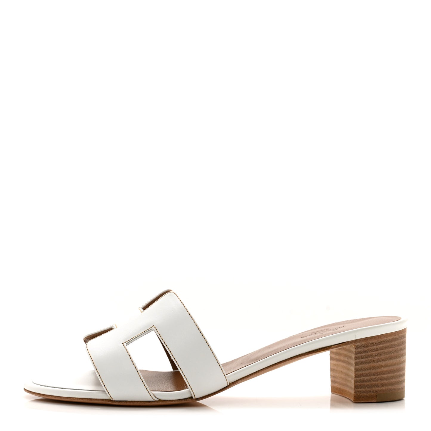Calfskin Oasis Sandals 37 White