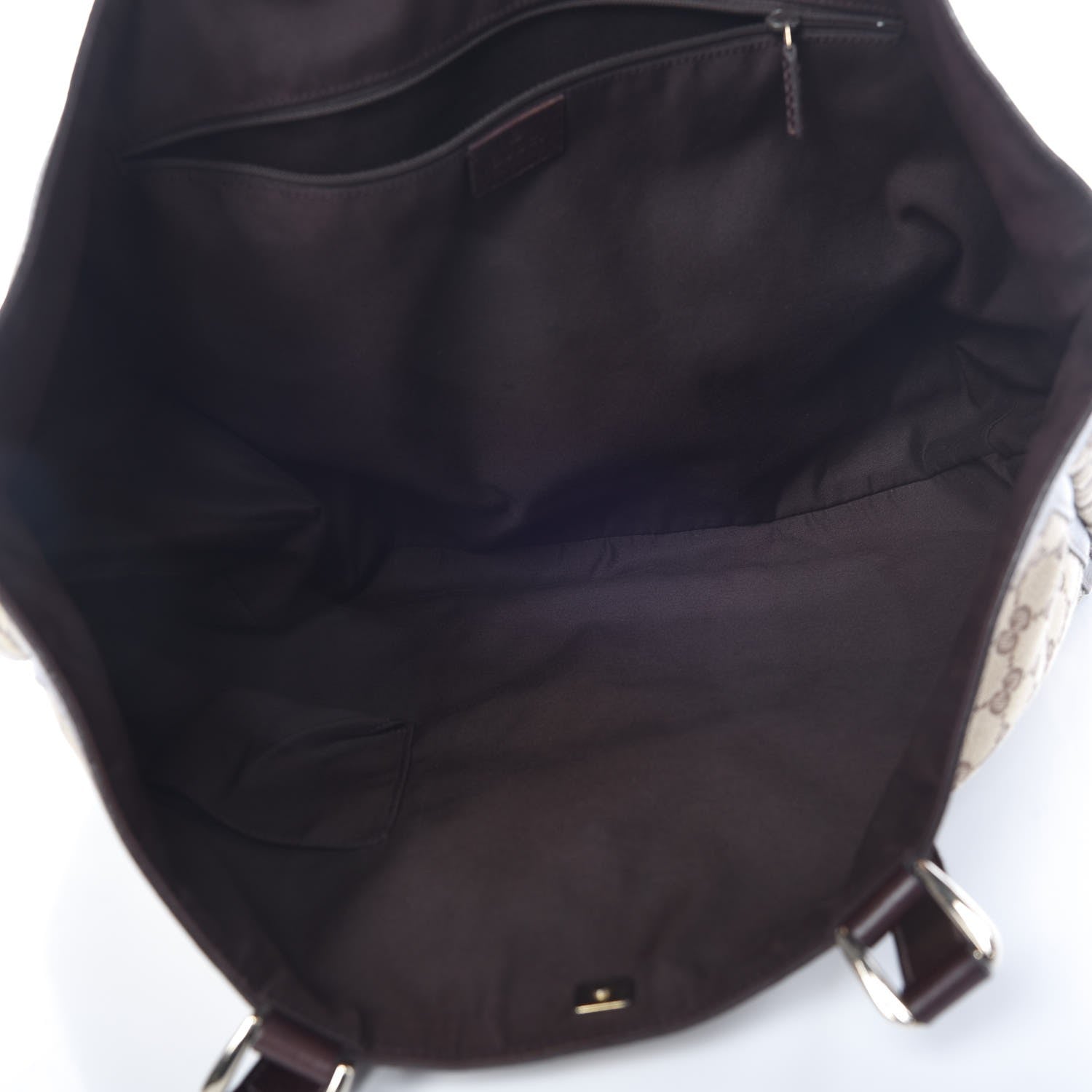 Gucci Monogram Large Abbey Tote Dark Brown 5 of 13