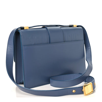Christian Dior Smooth Calfskin 30 Montaigne Flap Bag Blue 3 of 9