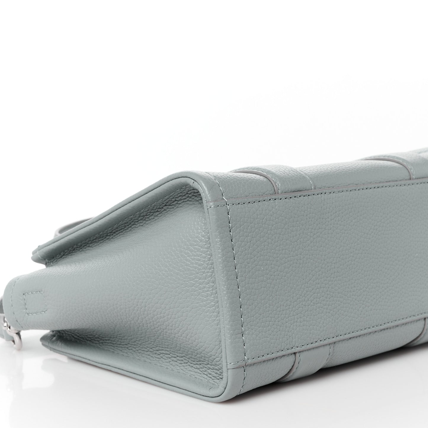 Grained Calfskin Small The Tote Bag Grey