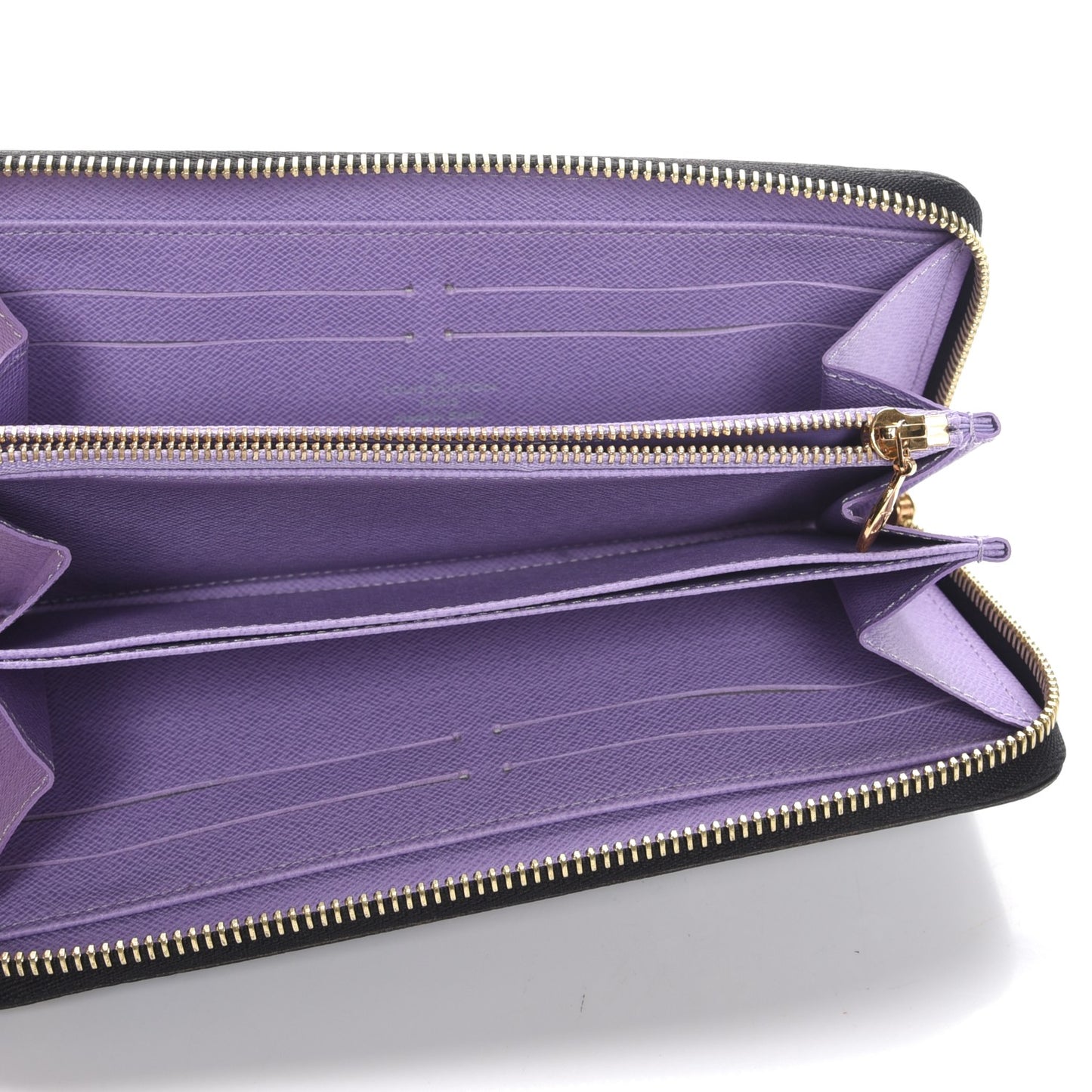Monogram Multicolor Zippy Wallet Black Violet